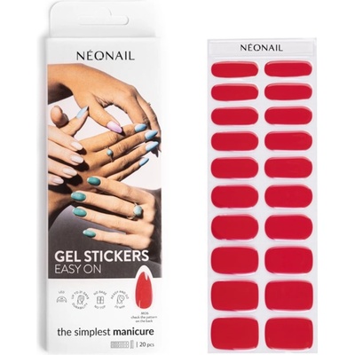 NEONAIL Easy On Gel Stickers Стикери за нокти с използване на UV/LED лампа цвят M06 20 бр