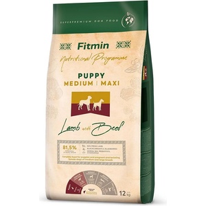 Fitmin Nutritional Programme Puppy Medium & Maxi Lamb&Beef 12 kg