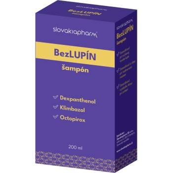 Slovakiapharm BezLUPÍN šampón 200 ml šampón proti lupinám