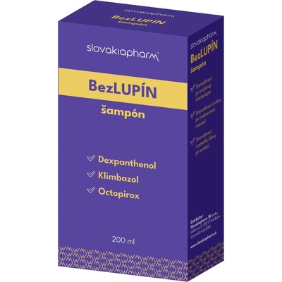 Slovakiapharm BezLUPÍN šampón 200 ml šampón proti lupinám