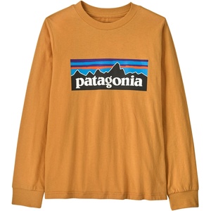 Patagonia Детски пуловер Patagonia Kid's L/S P-6 Logo T-Shirt Jumper - Dried Mango - размер XXL (704-4322-0816)