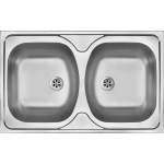 Deante ZM5_0200 - Кухненска мивка TANGO 50x80 см сатинирано покритие (DN0034) Мивка за вграждане