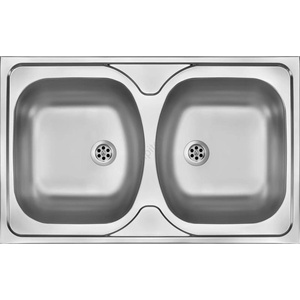 Deante ZM5_0200 - Кухненска мивка TANGO 50x80 см сатинирано покритие (DN0034) Мивка за вграждане