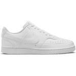 Nike Дамски маратонки Nike Womens Nike Court Vision Low Next Nature Trainers - White/White