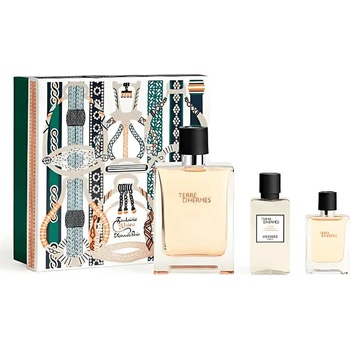 Hermès Terre D'Hermes Eau De Toilette Gift Set 100ml EDT, 40ml After Shave, 12.5ml Miniature Male