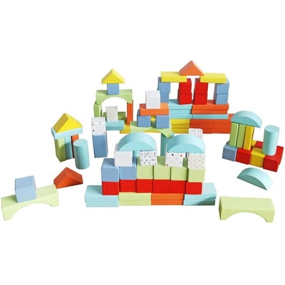 Nero Trade Dřevěné kostky v kyblíku 100 ks