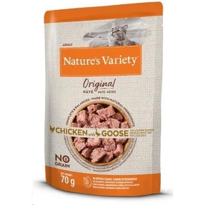 Nature's Variety original pro kočky s kuřecím a husou 70 g