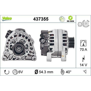 Generátor VALEO 437355