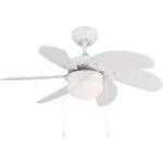 ZEVENTI - Вентилатор за таван FAMARA 1xE14/60W/230V бял (ZV0016)