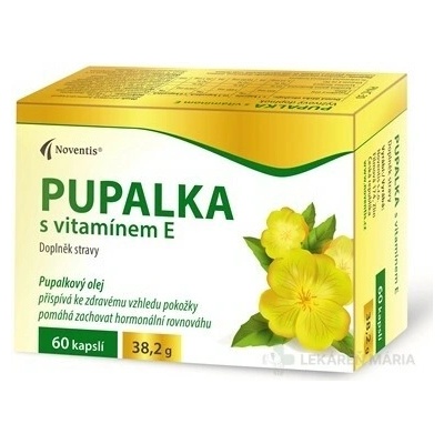 Noventis PUPALKA S VITAMÍNOM E kapsule 4 x 15 ks