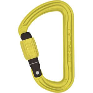 DMM Заключващ се карабинер Dmm Shadow Locking carabiner - Lime - размер Screwgate (322-0036-1011)