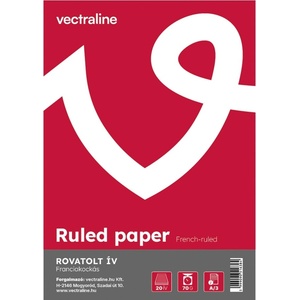 VECTRALINE Ротационен лист vectraline a/3 с френски квадрат 20 листа 01.08189 (01.08189)