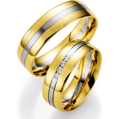 Snubní prsteny s diamanty SP700