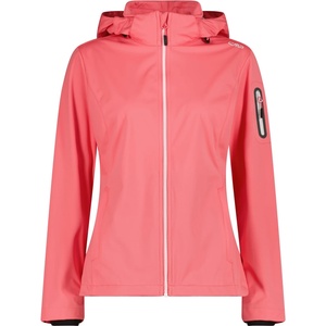 CMP Дамско софтшел яке CMP Women's Light Softshell Jacket Zip Hood Softshell jacket - Coral - размер 34 (EU) (103-2139-1611)