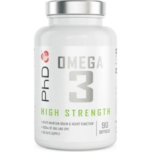 PhD Nutrition PhD Omega 3 High Strength 90 kapsúl