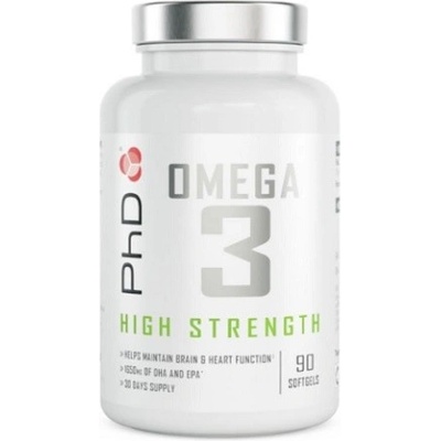 PhD Nutrition PhD Omega 3 High Strength 90 kapsúl