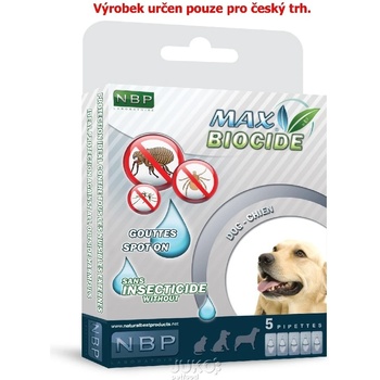 Max Biocide Spot-on Dog 5 x 1 ml