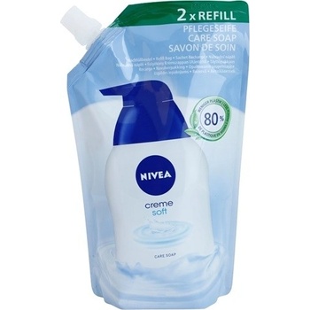 Nivea Creme Soft tekuté mýdlo náhradní náplň 500 ml