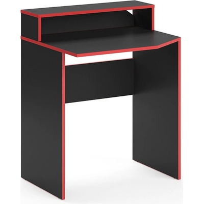 Vicco Stůl pro hraní Kron, 70 x 60 cm, Černá/červená