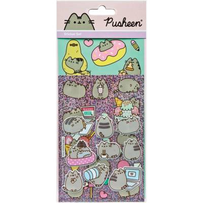 Pusheen Puffy nálepky vypuklé 40 ks