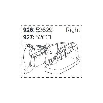 THULE Držák lampy pravý 52629 - náhradní díl