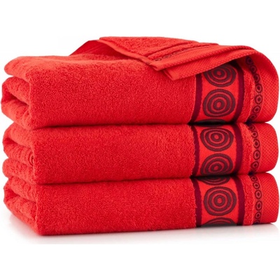 Darré ručníky a osuška Marciano 2 červená 2 osuška 70 x 140