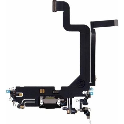 Nabíjecí obvod + Flex kabel iPhone 14 Pro Max - černý - aftermarket IPH1746