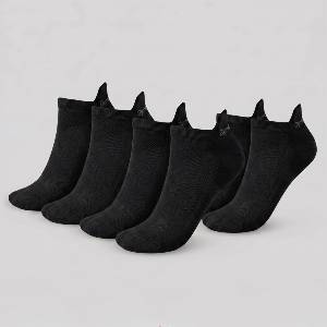 GymBeam Чорапи Tab 3Pack Black S