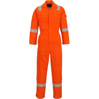 Portwest Kombinéza Flame Resistant Light Weight Anti-Static FR28 Oranžová