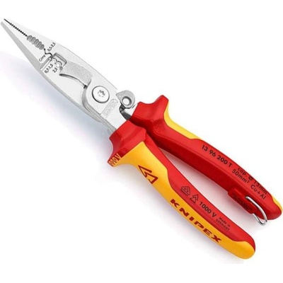 Elektroinstalační kleště s připevňovacím okem Knipex 13 96 200 T (200 mm) 13 96 200 T – Zboží Dáma