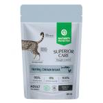 Nature's Protection Nature's Protection CAT SUPERIOR CARE Grain Free Weight Control Adult Cats with Herring and Chicken Breast, пауч с филета в сос с херинга и пилешки гърди, поддържане на оптимално телесно тегло, за пор