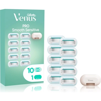 Image 1 of Gillette Venus PRO Smooth Sensitive Резервни остриета + защитен капак 10 бр
