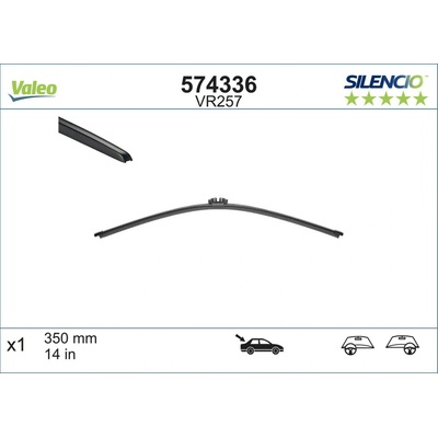 Valeo zadní stěrač plochý Silencio X-TRM 350 mm 574336