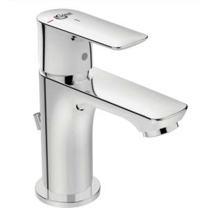 Ideal Standard Connect Air - Смесител Piccolo Slim за умивалник с изход, BlueStart, чорм A7017AA (A7017AA)