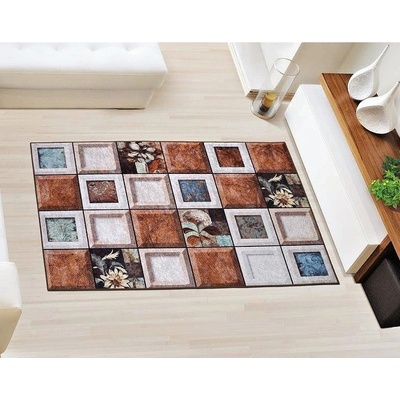 Bellatex 3030/106 kusový koberec Dlaždice Rozměr 80x120