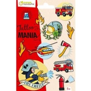 Clairefontaine Washable Firefighters Tattoos