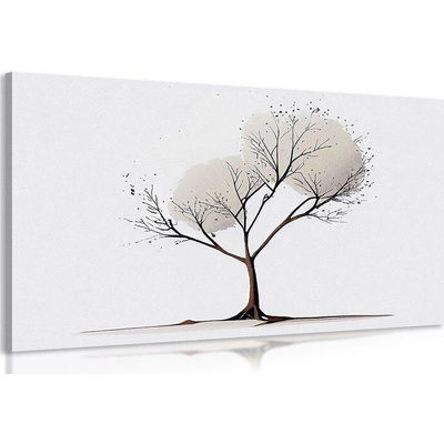 Obraz minimalistický strom bez listí - 150x100
