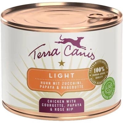 Terra Canis Light Chicken with courgette, papaya & rose hip 200 g