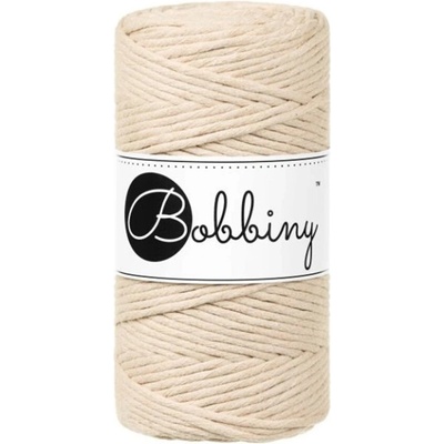 Bobbiny Macramé Cord 3 mm Tmavě béžová (Warm Beige)