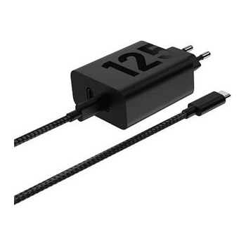 Motorola TurboPower Duo 2xUSB-C 125W Travel Charger + USB-C/USB-C Data Cable Black - Ултрабързо Захранване