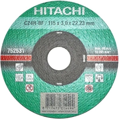 Hikoki Rezný kotúč 115 mm 752531