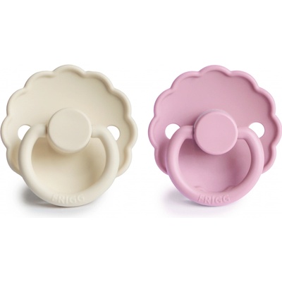 Frigg dudlík Daisy 2 pack Cream/Lupine