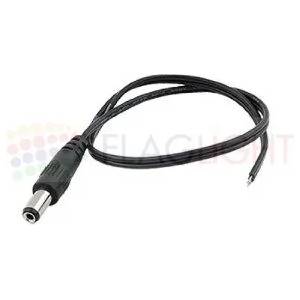  Конектор 5.5x2.1mm DC- за LED Контролер-10см кабел (373)
