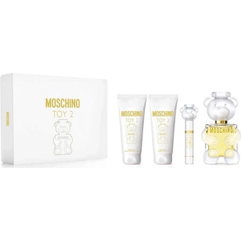 Moschino Toy 2 EDP 100 ml + telový krém 100 ml + sprchový gél 100 ml + cestovný sprej 10 ml, darčeková sada pre ženy