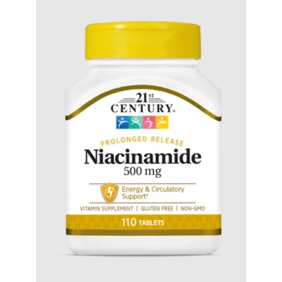 21st Century Ниацин Niacinamide 500mg Prolonged Release | 110 tabs (9184)