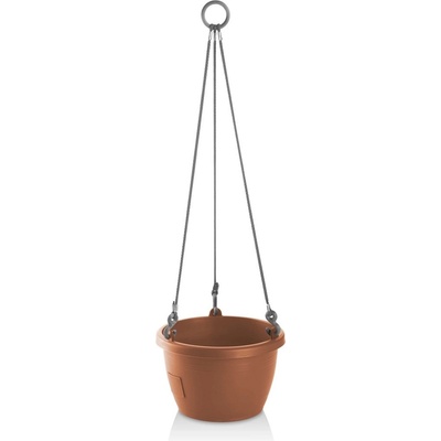 Gardenico Samozavlažovací závesný kvetináč Marina terakota, pr. 30 cm