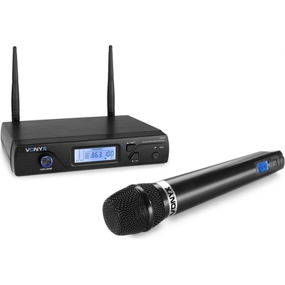 Vonyx WM61 Wireless Microphone UHF With 1 Handheld