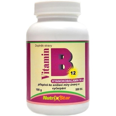 Nutristar Vitamín B12 50 mcg 500 tablet