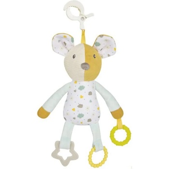 Canpol babies Мека играчка с чесалки Canpol - Mouse (77/201C)