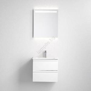 Bath Deluxe Шкаф за баня с мивка vedo + led огледало led/10w/230v ip44 бял (bt0112)